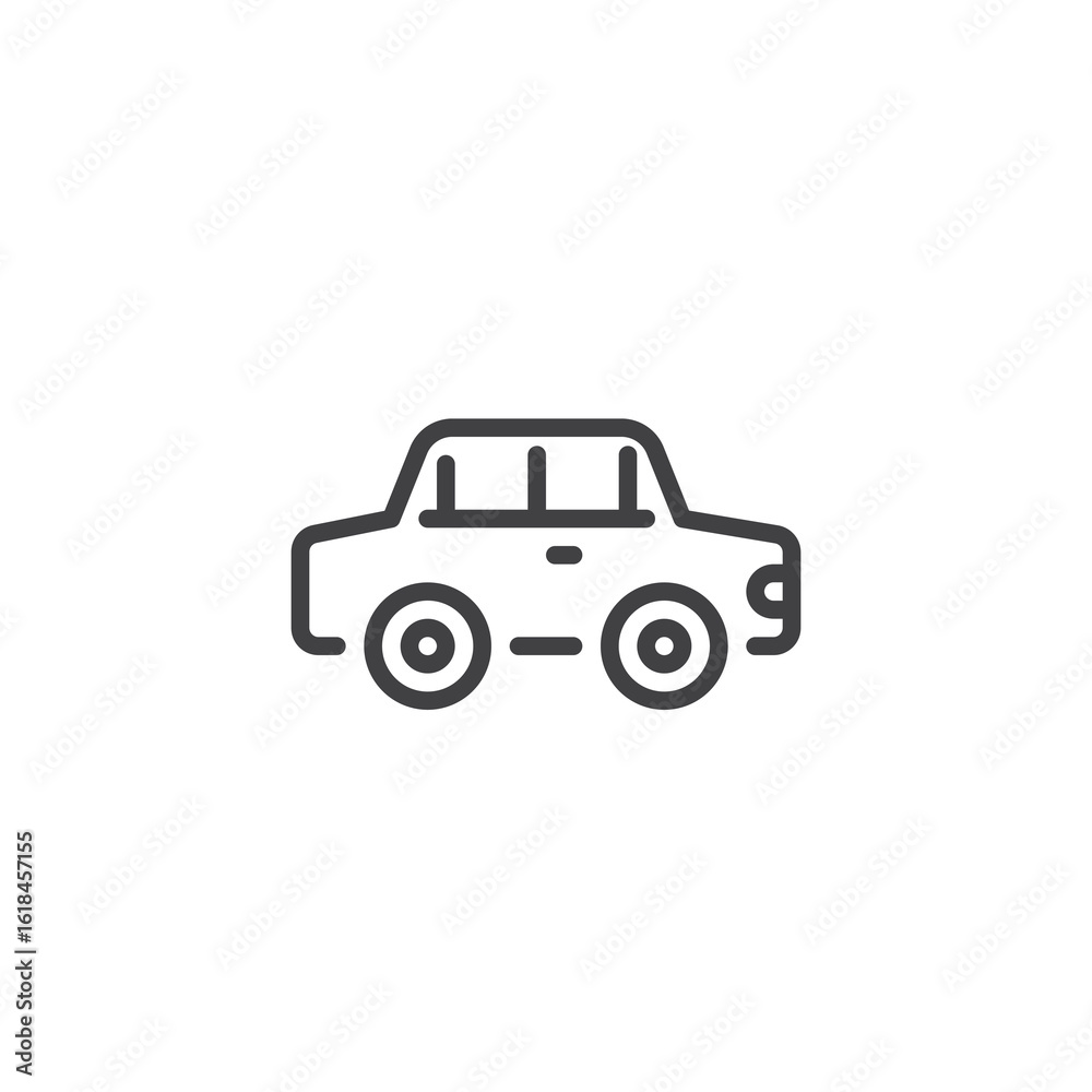 Car automobile line icon Car automobile line icon