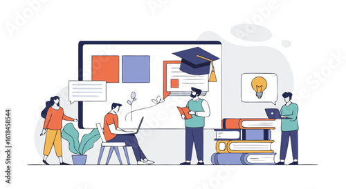 Wallpaper Mural Digital Learning Platform for Enhanced Student Engagement and Educational Advancement Torontodigital.ca