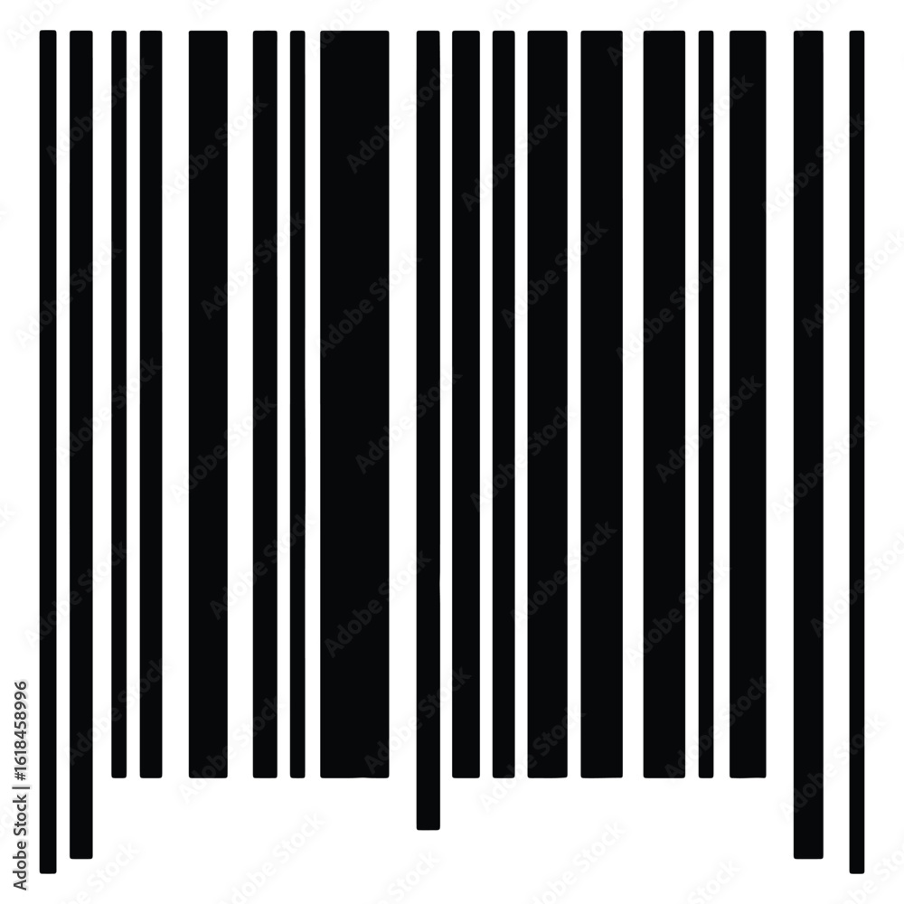 Black and white barcode symbol for retail product identification and inventory control Black and white barcode symbol for retail product identification and inventory control