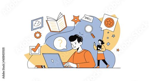 People looking for information and new knowledge on the web