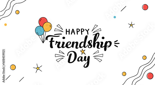 Happy friendship day celebrating bonds of true connection and lasting companionship