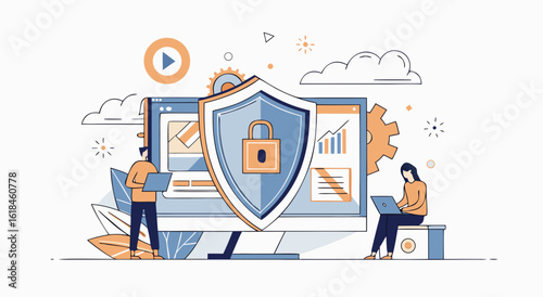 Digital security protection for modern business operations and data privacy assurance