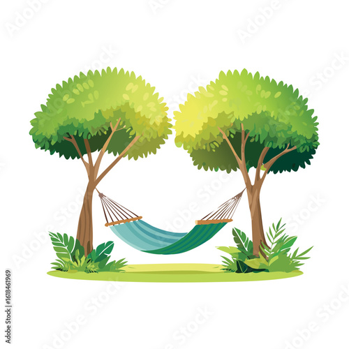 Nature Retreat with Hammock and Peaceful Scenery