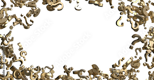 Question mark sign.