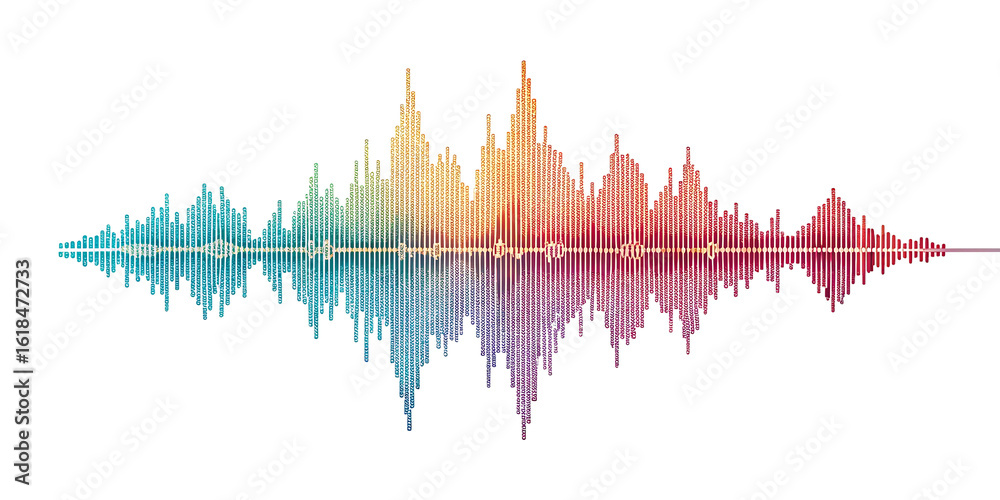Obraz premium music wave 