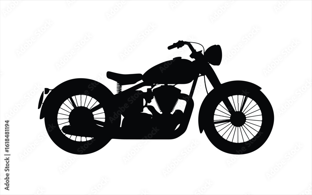 Fototapeta premium motorcycle isolated on a white background
