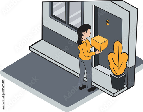 E-Commerce and Online Shopping Vector Icon Set – Store, Cart, Payment & Delivery Symbols