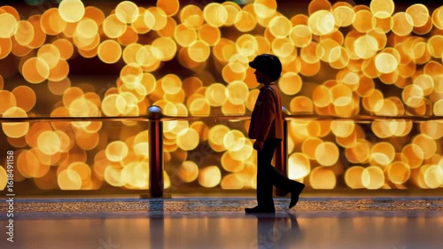 Night Stroll in a City of Lights