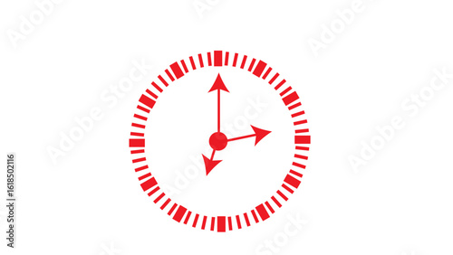 clock icon animation isolated