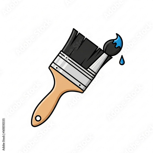 paint brush vector