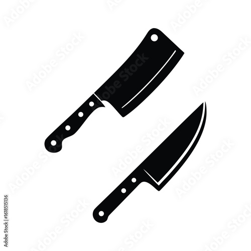 Stylish Black Knife Design for Culinary Enthusiasts

