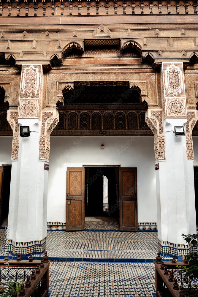 Naklejka premium Bahia Palast Marrakesch