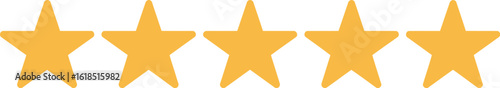 Five star rating gold customer review feedback excellent service best quality award