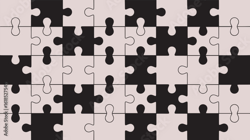 Exploring the Intricacies of Black and White Puzzles in Logic and Design