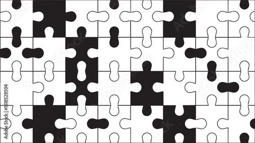 Unveiling the Complexity of Black and White Puzzles in Contemporary Art