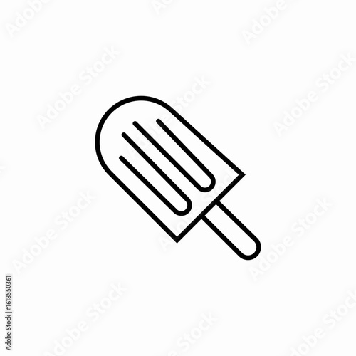 ice pop popsicle icon sign vector