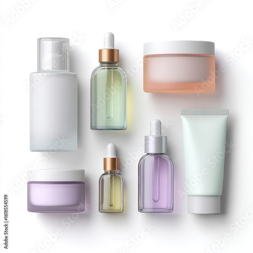 A variety of different types of skin care products