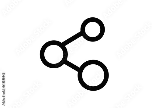シェアのアイコン「共有（データ、情報、社内、連絡）」#050505, A hand-drawn icon "Sharing (data, information, internal, contact)"