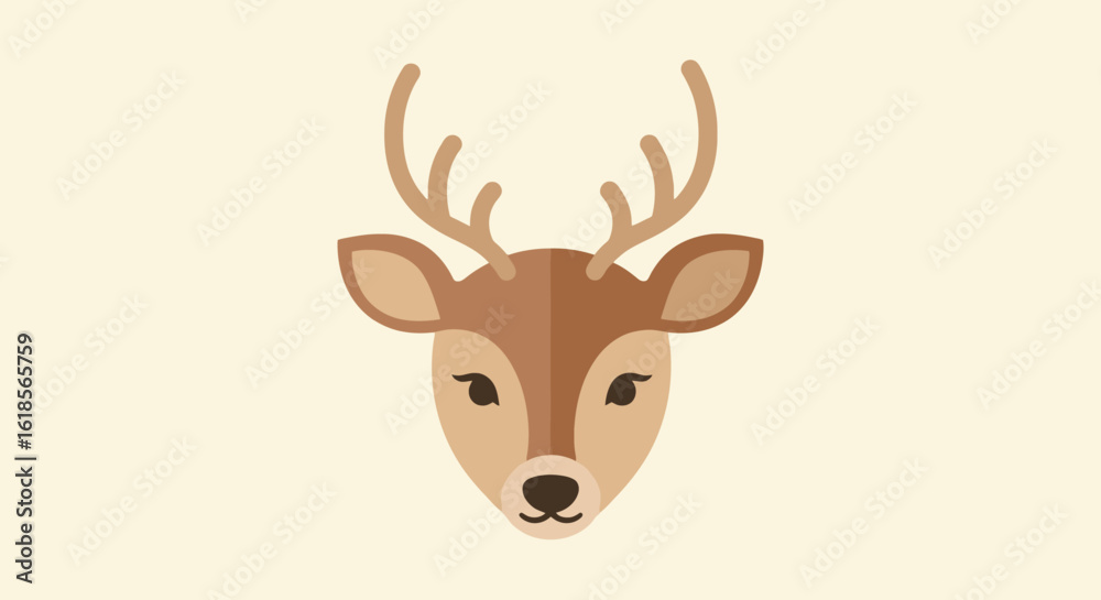 Fototapeta premium face deer