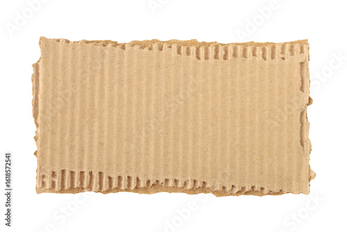 Wallpaper Mural Brown cardboard torn paper edge sheet isolated on transparent background Torontodigital.ca