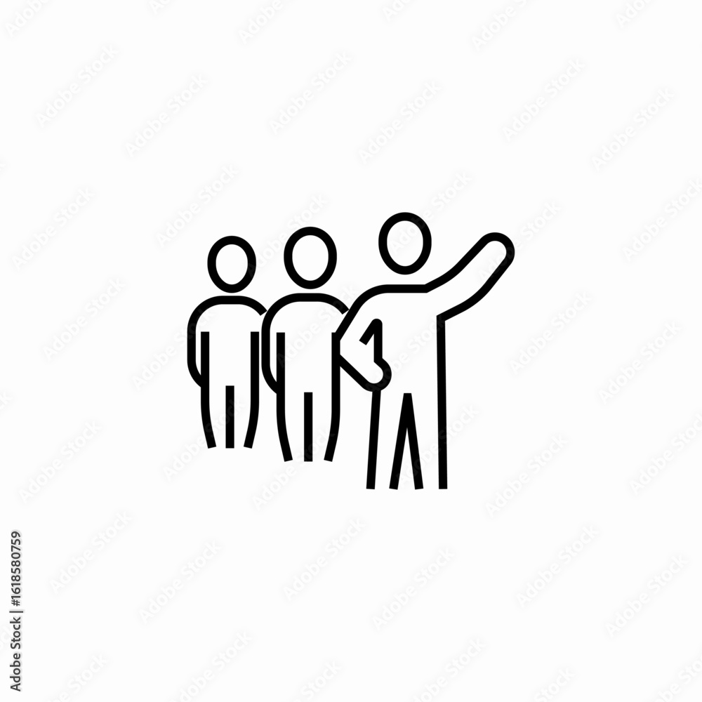leading group forward icon sign vector leading group forward icon sign vector