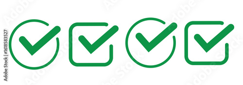 checkmark icon color editable on white background