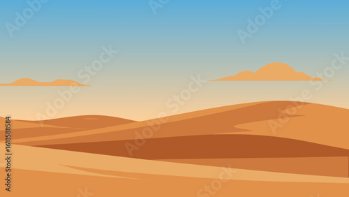 Observe the quiet stillness of a vast empty expanse of grassland creating a serene natural vista