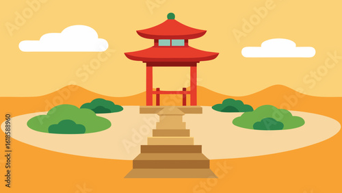Witness the serene beauty of a perfectly manicured Japanese garden a tranquil cultural oasis