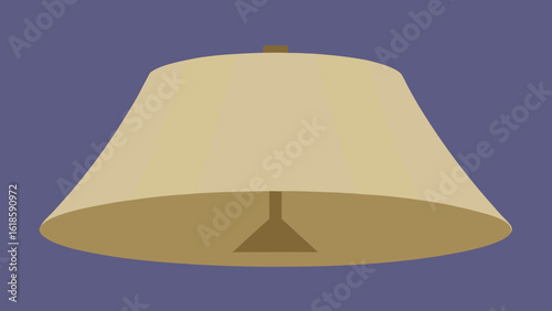 The Texture of a Large Plain Linen Lampshade Detail