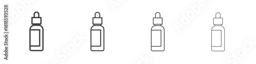 Oil dropper bottle icon