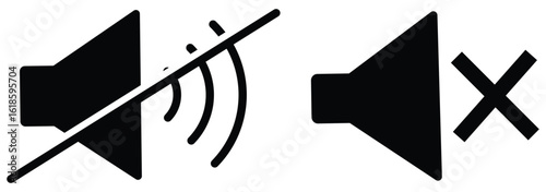 Speaker Set Icon. Sound Icon. volume icon vector illustration