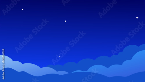 Witness the deep intense blue of a clear high altitude sky