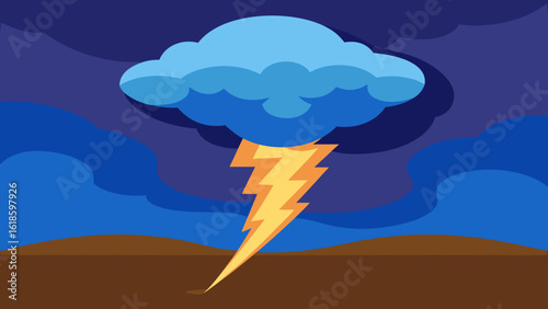 Experience the dramatic sky of a developing supercell thunderstorm