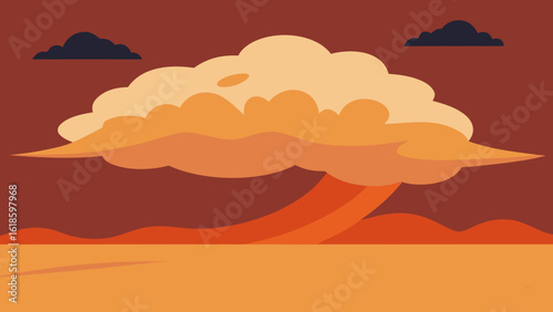 Witness the dramatic sky of an approaching haboob a dust storm
