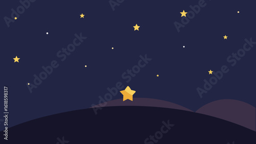 Experience the gentle light of the stars in a remote dark night sky