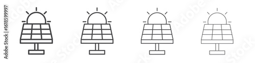 Solar energy icon