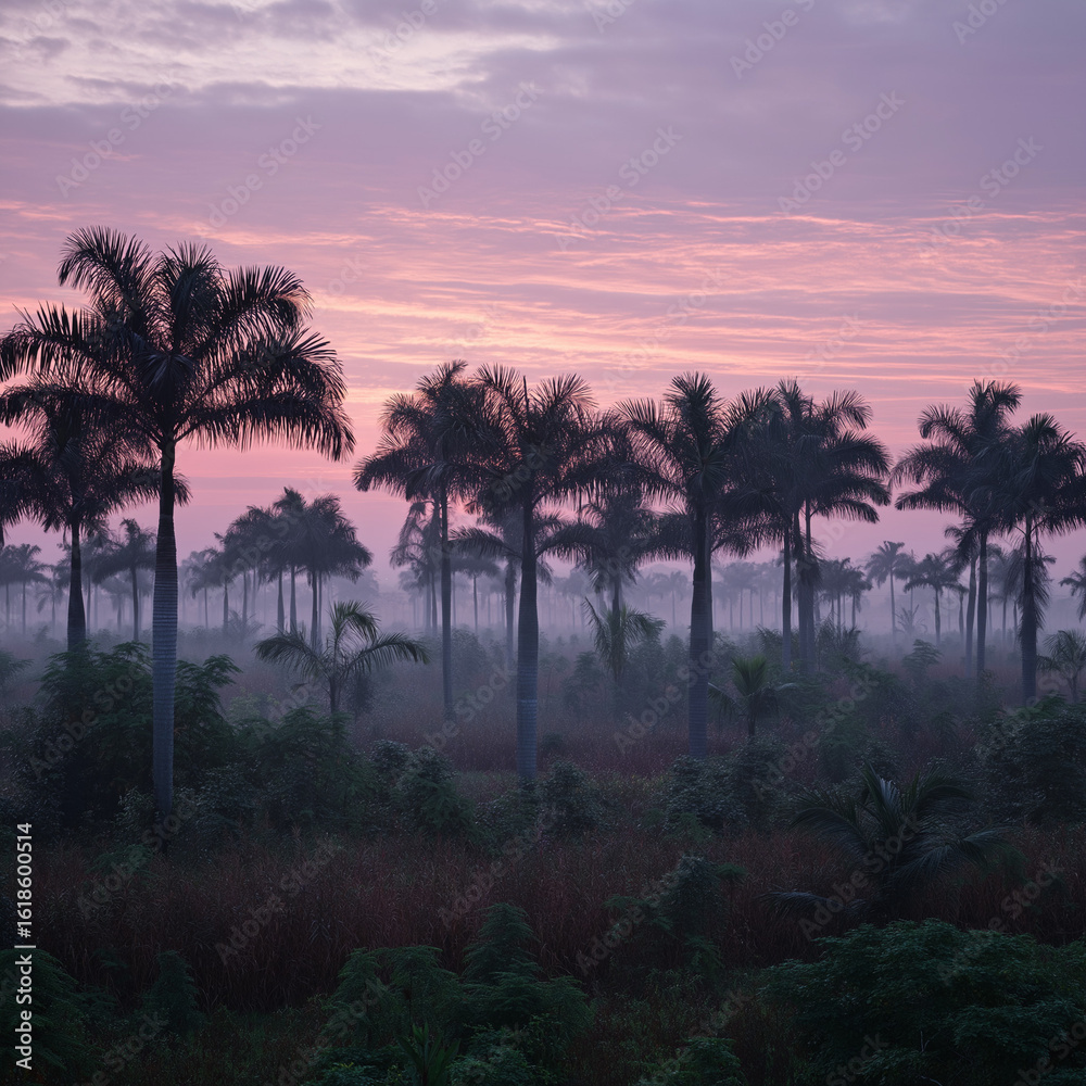 Obraz premium sunset at the beach