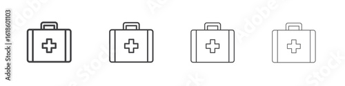 First aid box icon