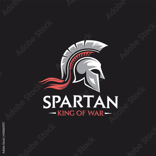 Spartan vector logo design template