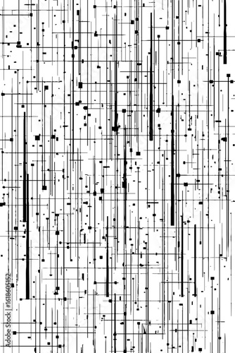 Minimalist grid abstract background with varied lines for modern design projects