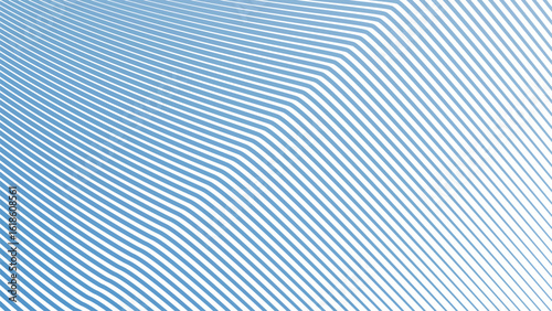 Blue Sky Stripes Wavy Line Abstract Background for Modern Web Design, Digital Art, and UI Presentation