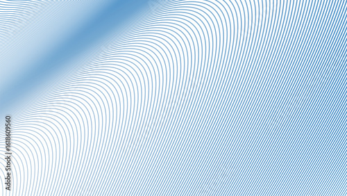 Blue Sky Stripes Wavy Line Abstract Background for Modern Web Design, Digital Art, and UI Presentation