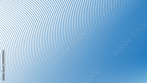 Blue Sky Stripes Wavy Line Abstract Background for Modern Web Design, Digital Art, and UI Presentation