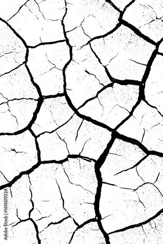 Abstract cracked mud pattern for textured background and design inspiration