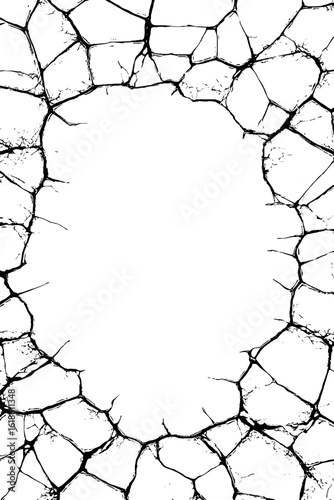 Abstract melting ice pattern with angular edges for winter design background