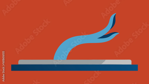 Unique Single Sculptural Driftwood Art Piece on Mantle