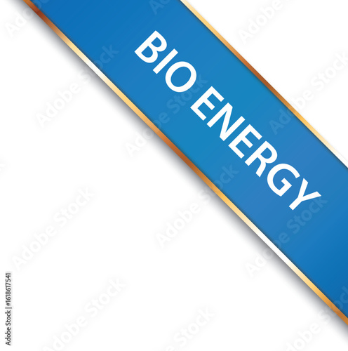 BIO ENERGY – corner blue banner