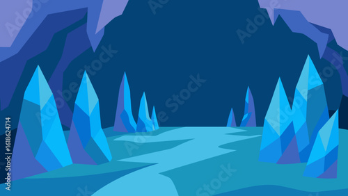Stunning Landscape of Naturally Formed Crystal Covered Caves