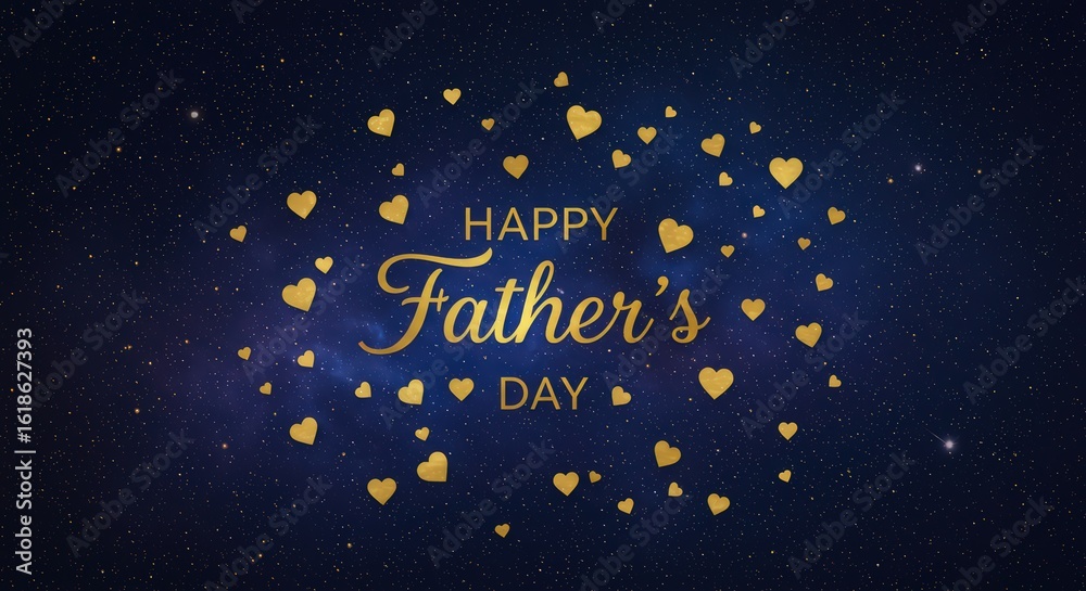 Fototapeta premium Fathers day graphic design