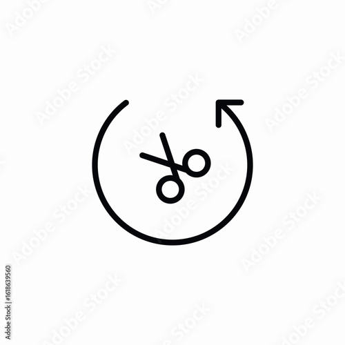 cut tool icon sign vector